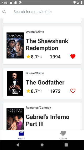 Movie App (React Native)