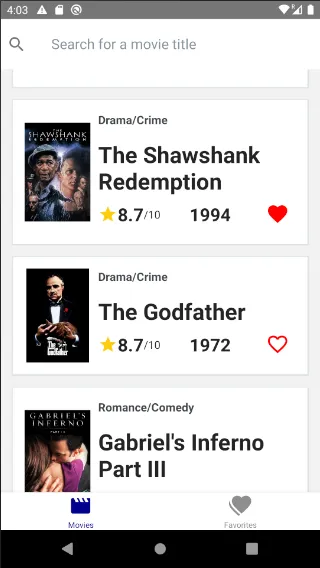 Movies App (React Native)
