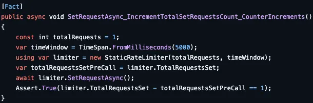 Rate Limiting Algorithms (C#)